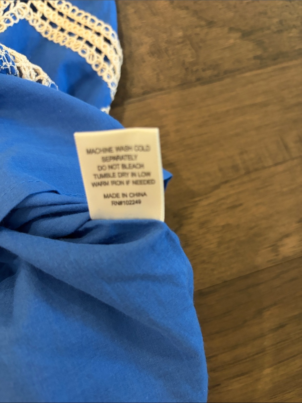 New With Tags Skies are Blue Cotton Lattice Dress Sz S - Picture 6 of 11